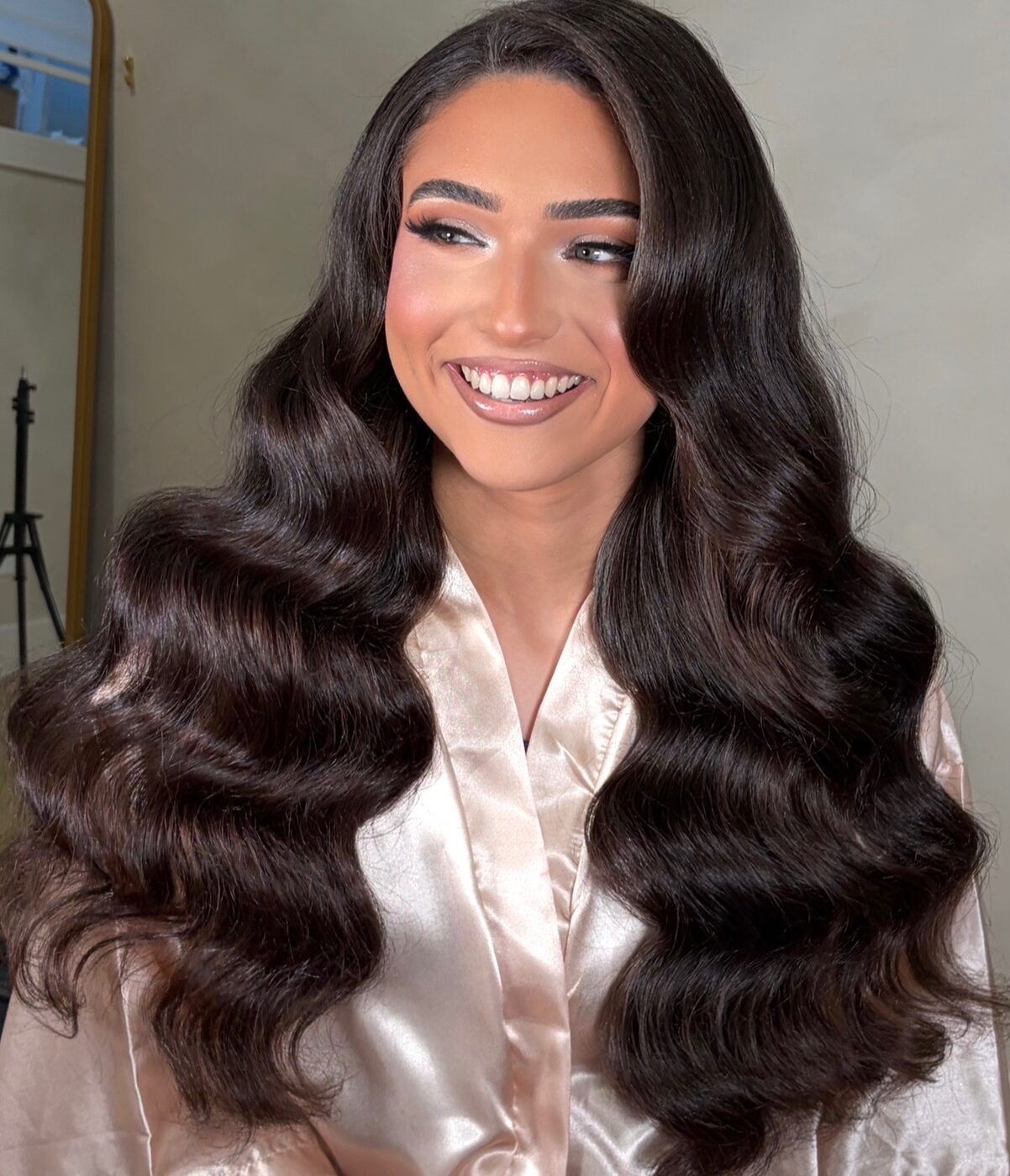 Glamour bridal smile